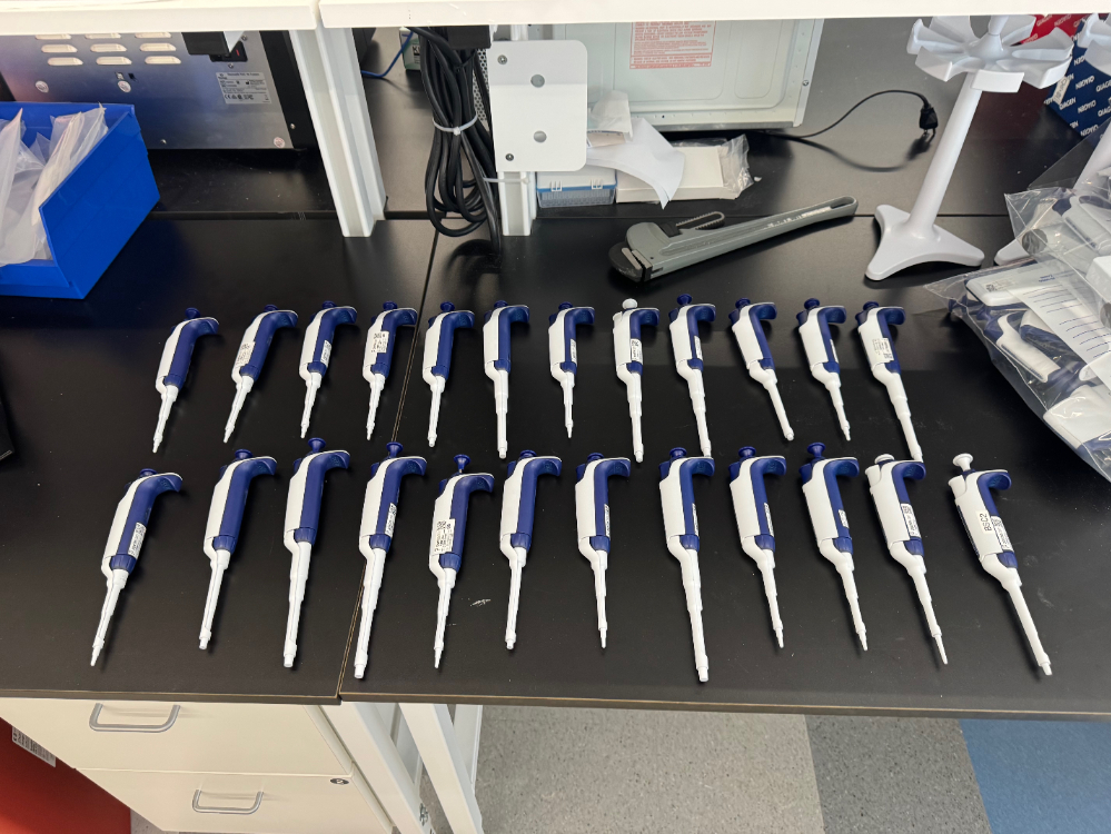 Image of Rainin Pipet-Lite XLS Single Channel Pipettes - Quantity 24